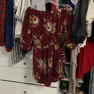 Off the shoulder romper